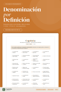 Ficha denominación por definición para velocidad de procesamiento 